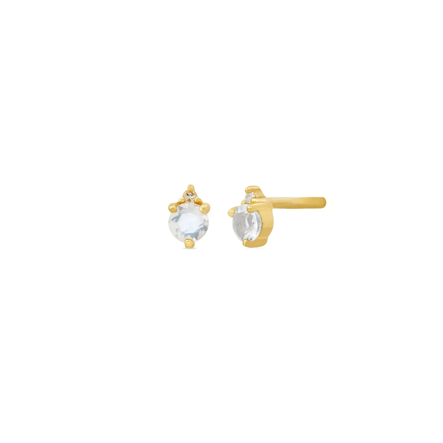 10k Gold Mary Studs