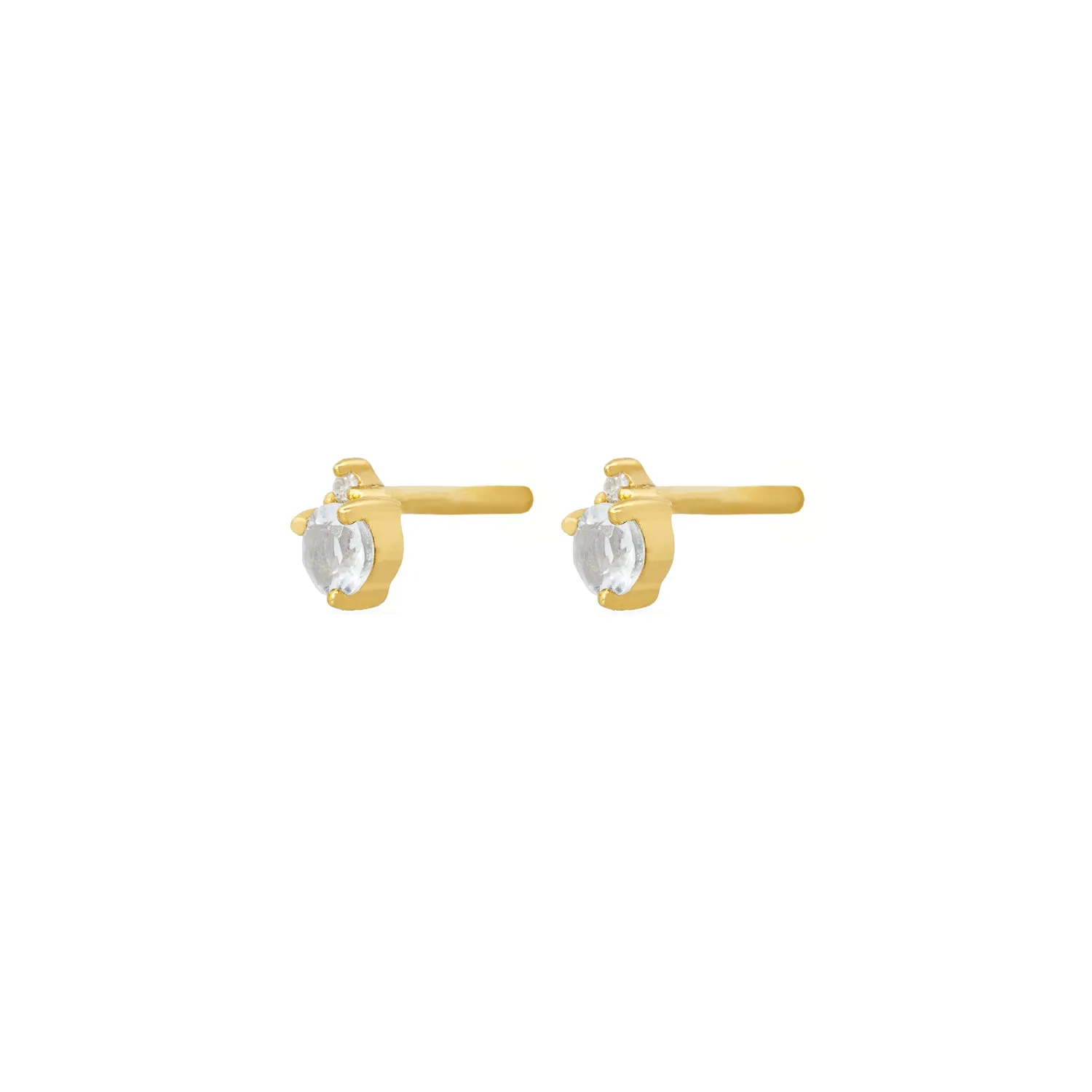 10k Gold Mary Studs