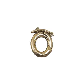 12 x 9 mm Gold Filled Small Oval Lock Clasp
