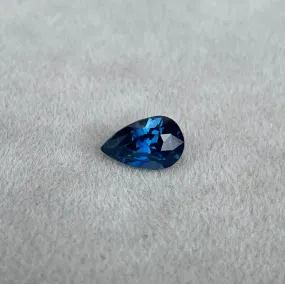 1.34 Carats Natural Blue Sapphire, Loose Gemstone for jewelry making