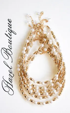 14k Gold Oval Emma Bracelet