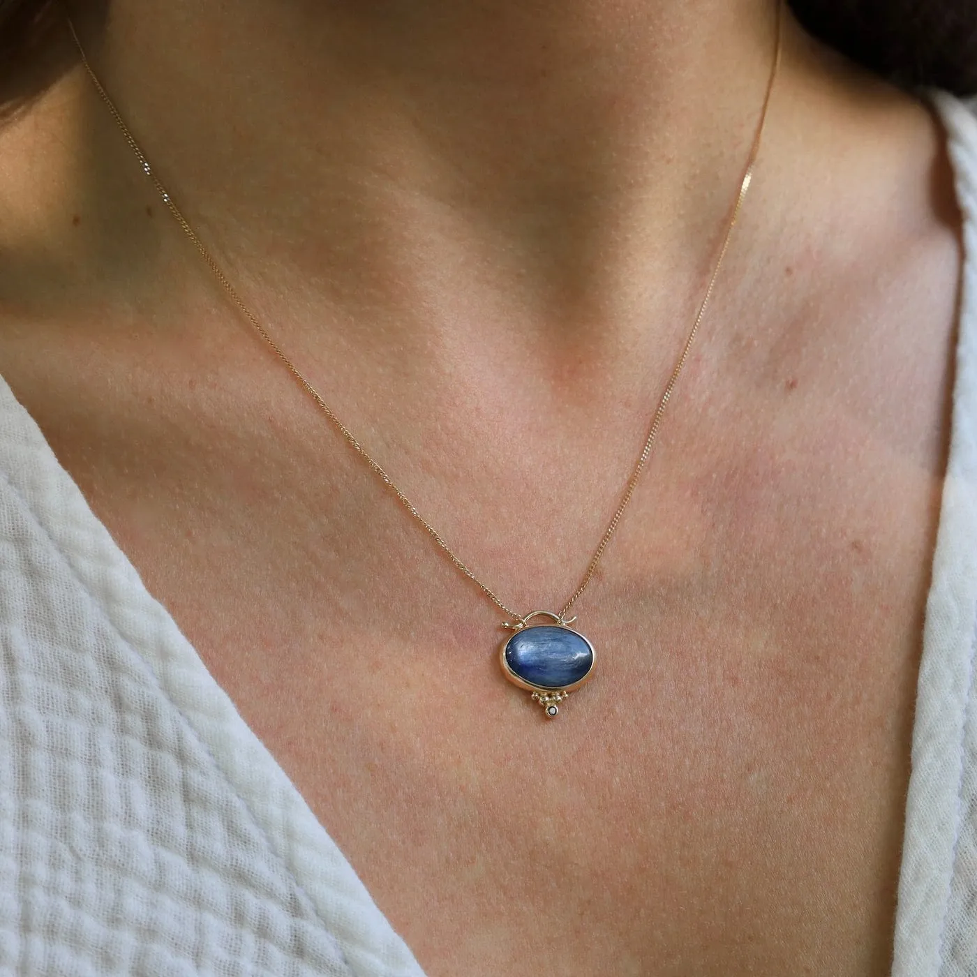 14k Kyanite Nile Necklace