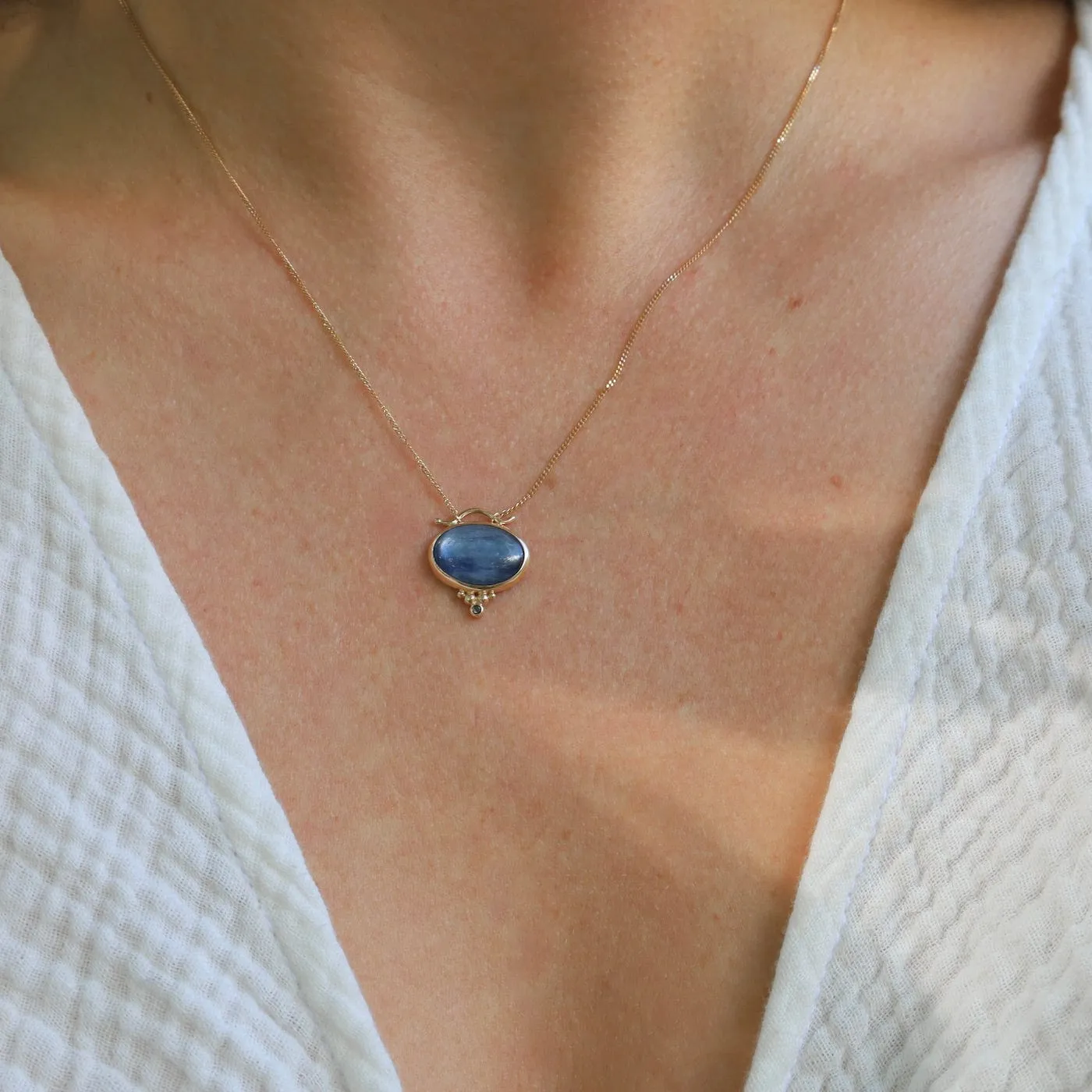 14k Kyanite Nile Necklace