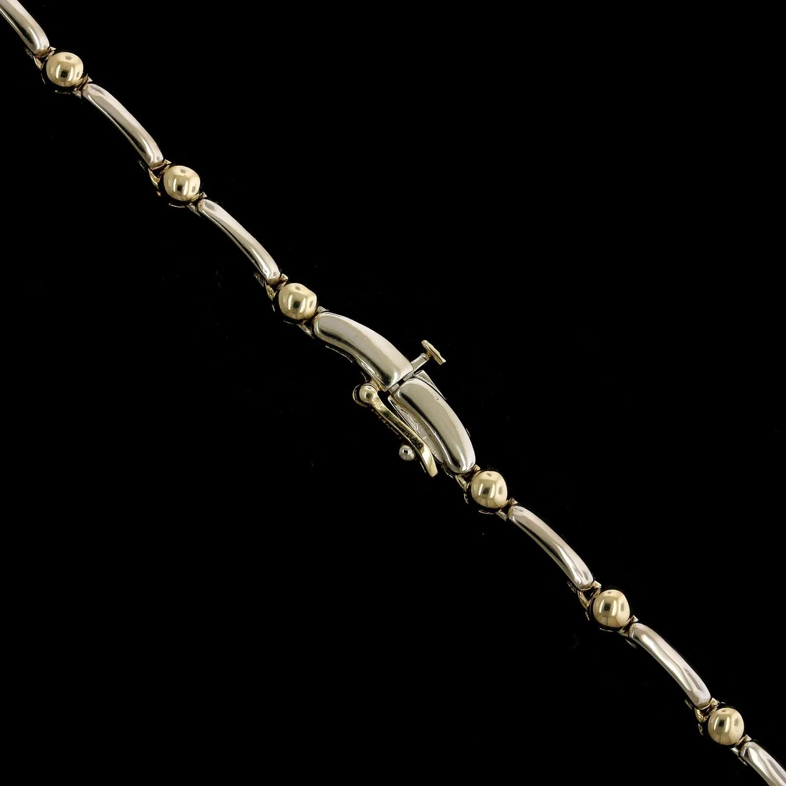 14K Two-Tone Gold Estate Diamond Necklace