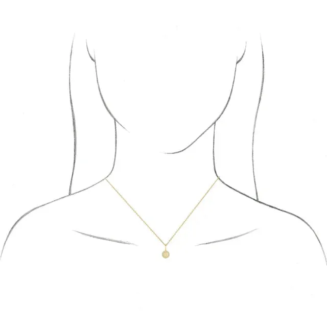 14K Yellow Gold .04 CTW Natural Diamond Smiley Face Charm/Pendant