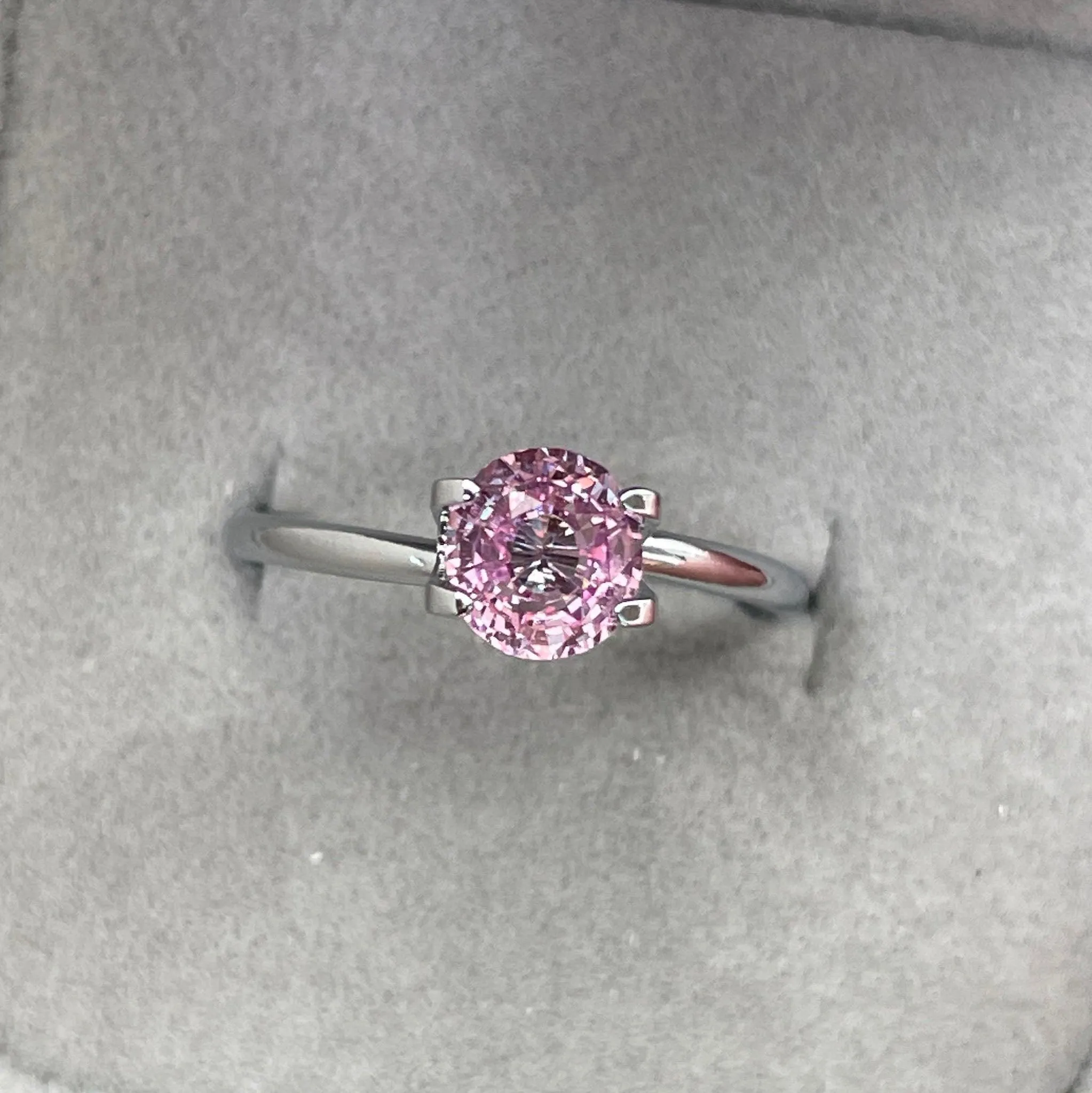1.56 ct pink sapphire for custom ring - Natural pink sapphire engagement ring - Loose pink sapphire - Pink sapphire ring