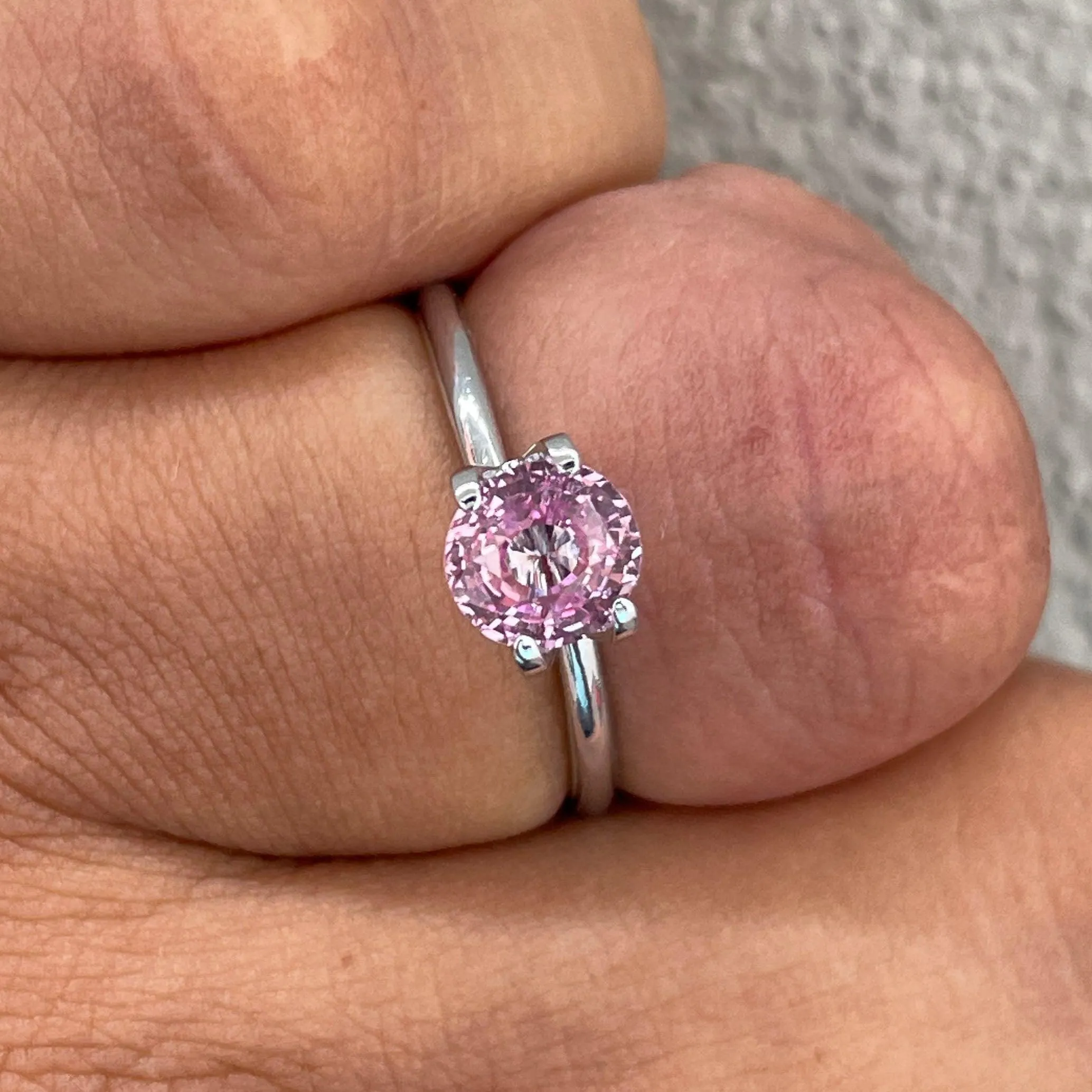 1.56 ct pink sapphire for custom ring - Natural pink sapphire engagement ring - Loose pink sapphire - Pink sapphire ring