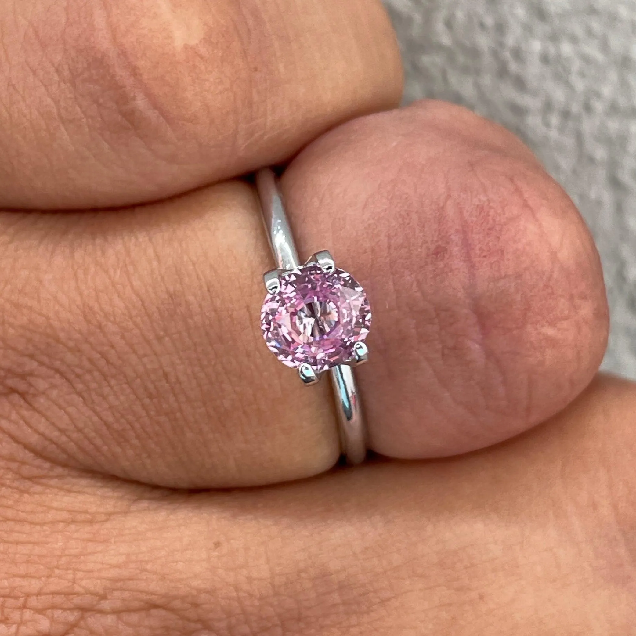 1.56 ct pink sapphire for custom ring - Natural pink sapphire engagement ring - Loose pink sapphire - Pink sapphire ring
