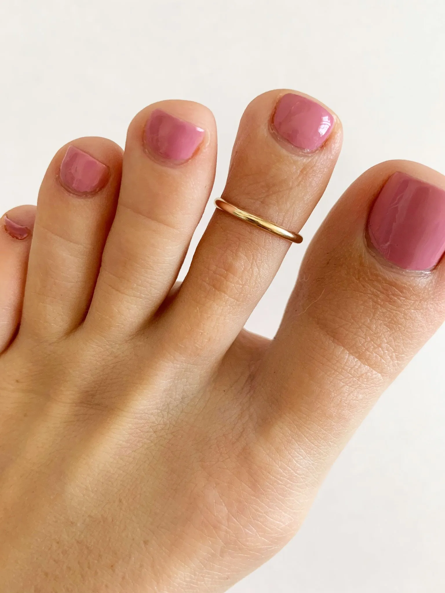2mm 14K Toe Ring