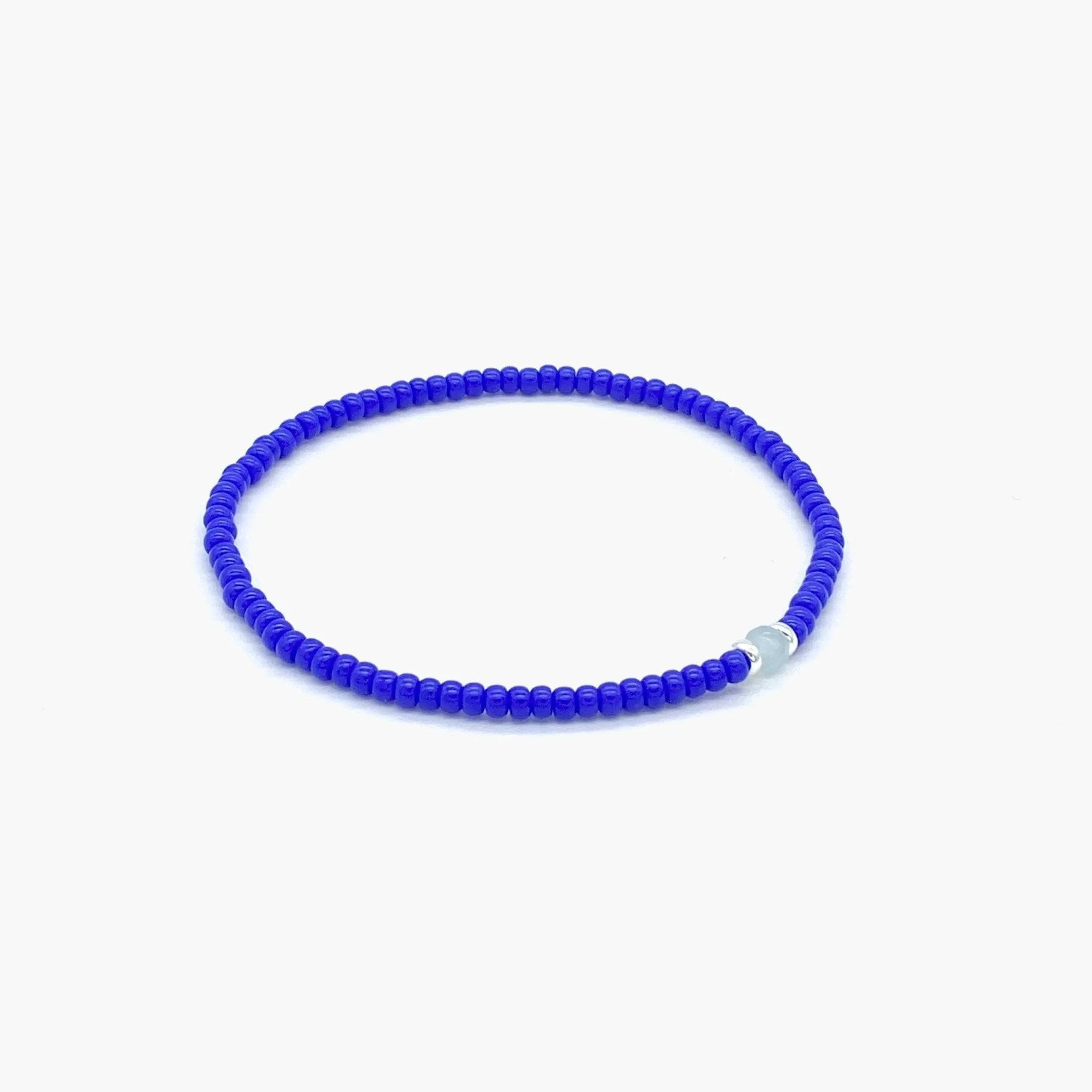 2mm Beads Dandy Bracelet (Blue)