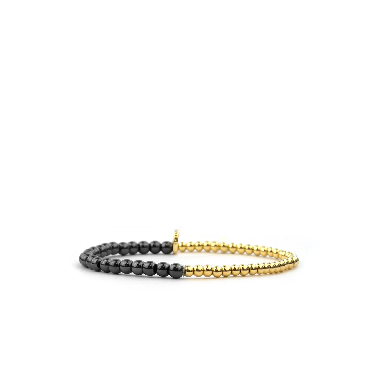 3mm/4mm metal beaded bracelet