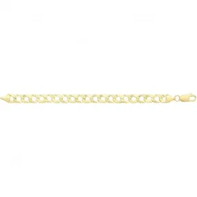 9CT Yellow Gold Babies Cast Bracelet