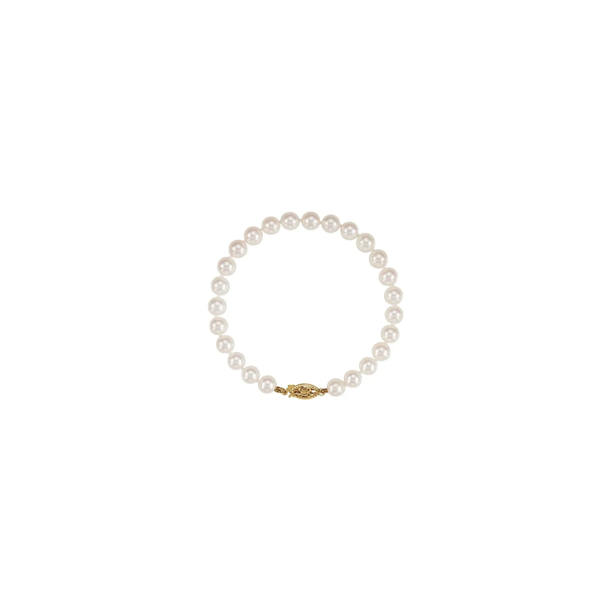Akoya Pearls Bracelet (14K)
