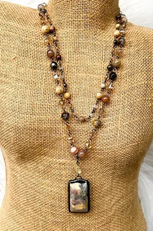 Amazonite Beaded Necklace