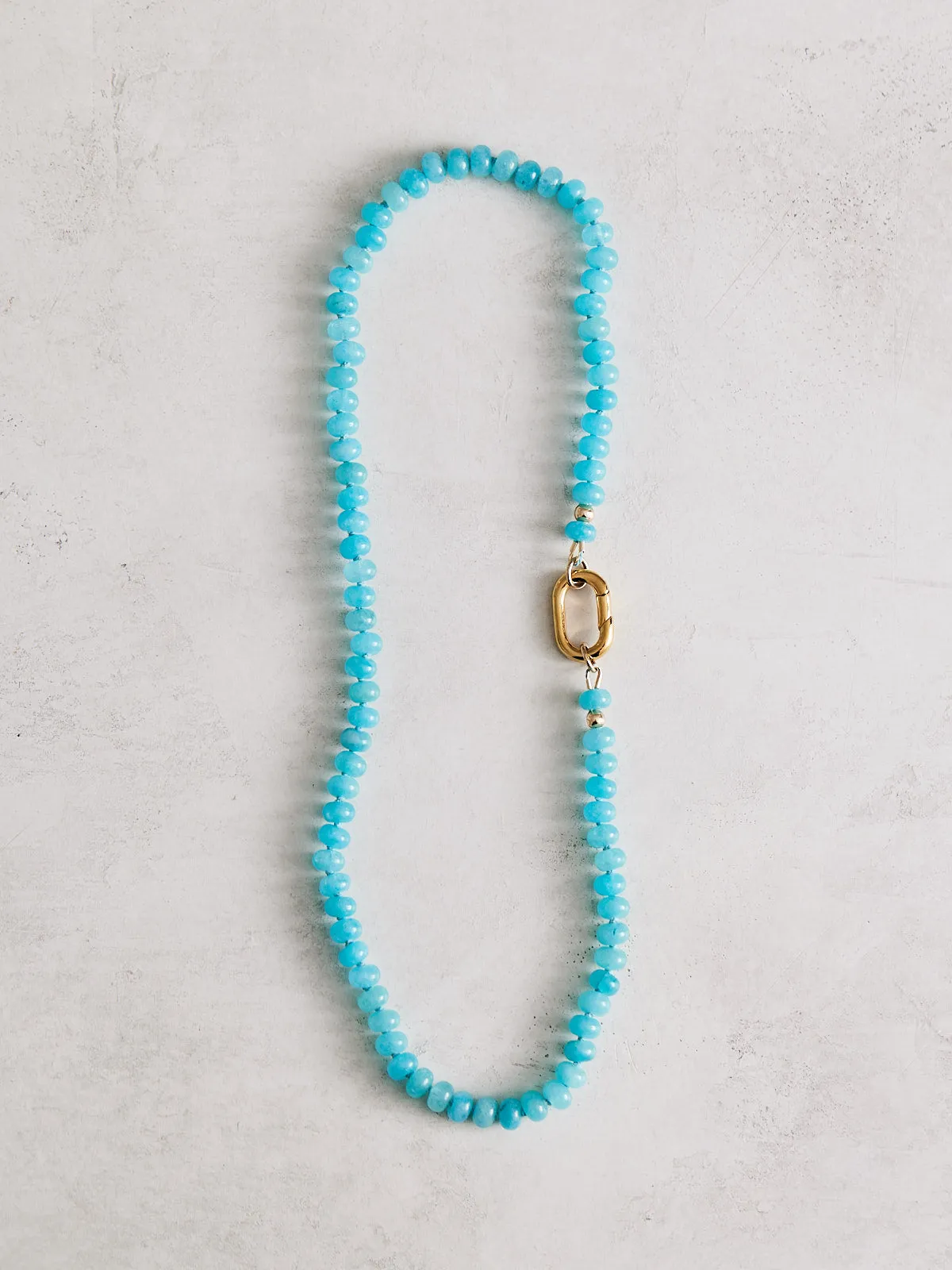 Aqua Jade Necklace
