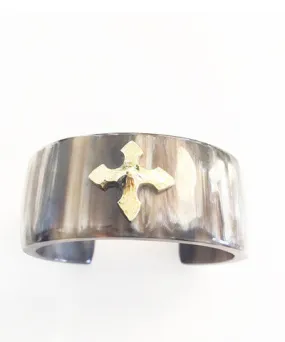Ashley Pittman Tani Single Star Cuff in Dark Horn