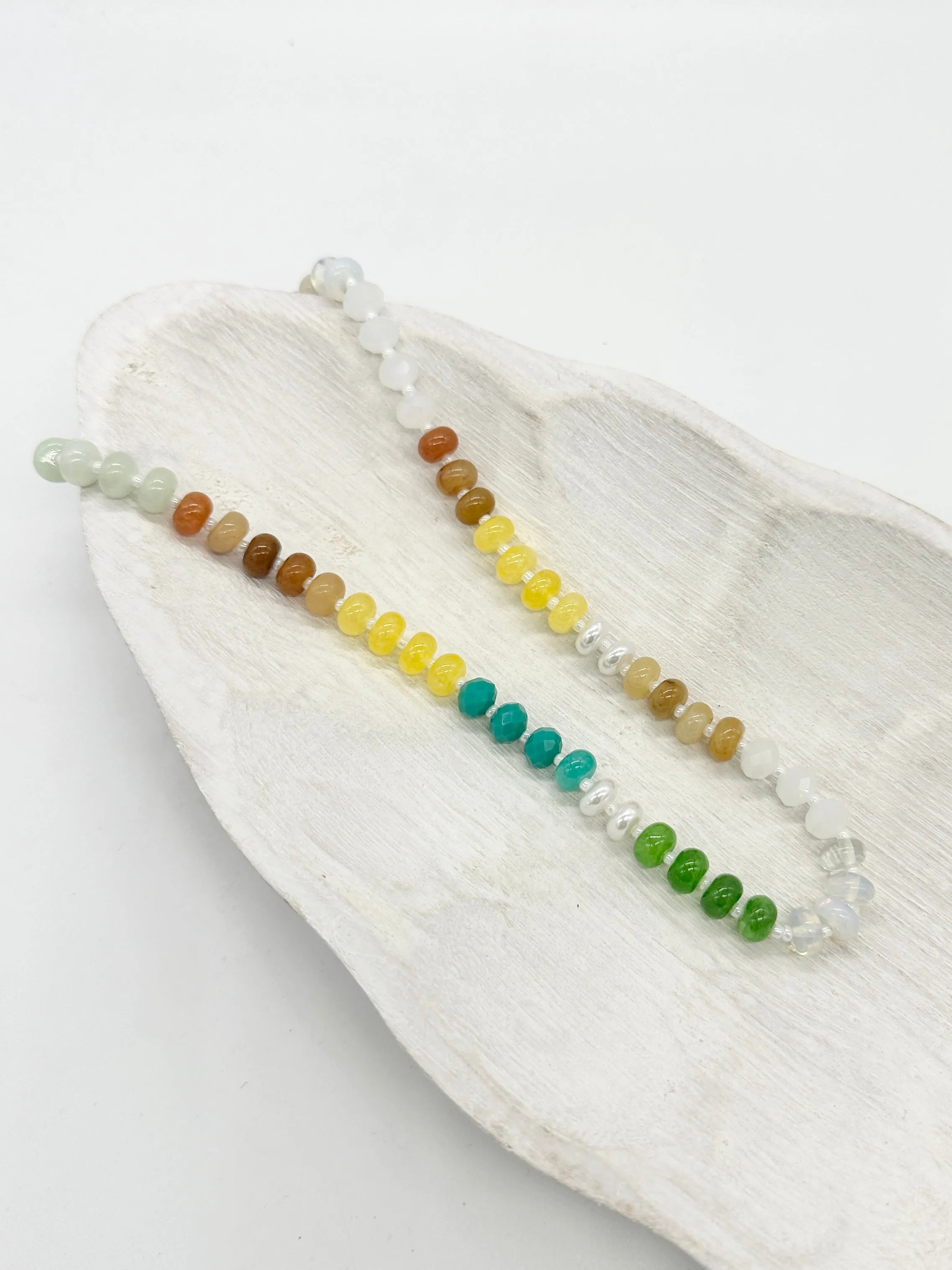 Ashtyn Multi Beaded Stone Necklace