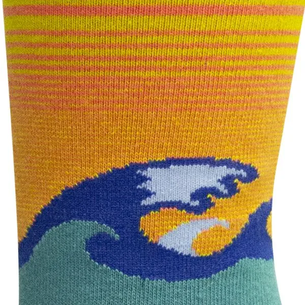'Atlantic Beach' Cotton Socks in Dubarry by Brown Dog Hosiery