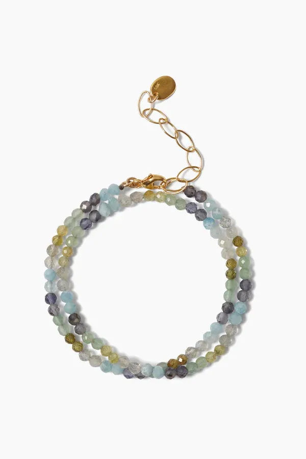 AURORA WRAP BRACELET GREEN MIX
