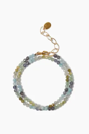 AURORA WRAP BRACELET GREEN MIX