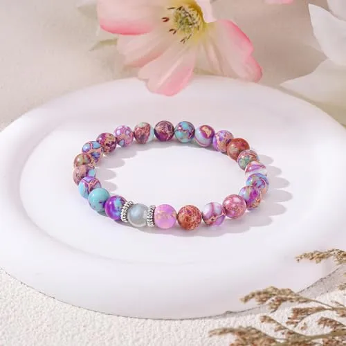BABORI Gifts for Mother in Law Women Birthday Gifts Valentine's Day Anniversary Mother's Day Christmas Jewelry Cute Meaningful Gift Idea for Her Presents Moonstone Bracelet