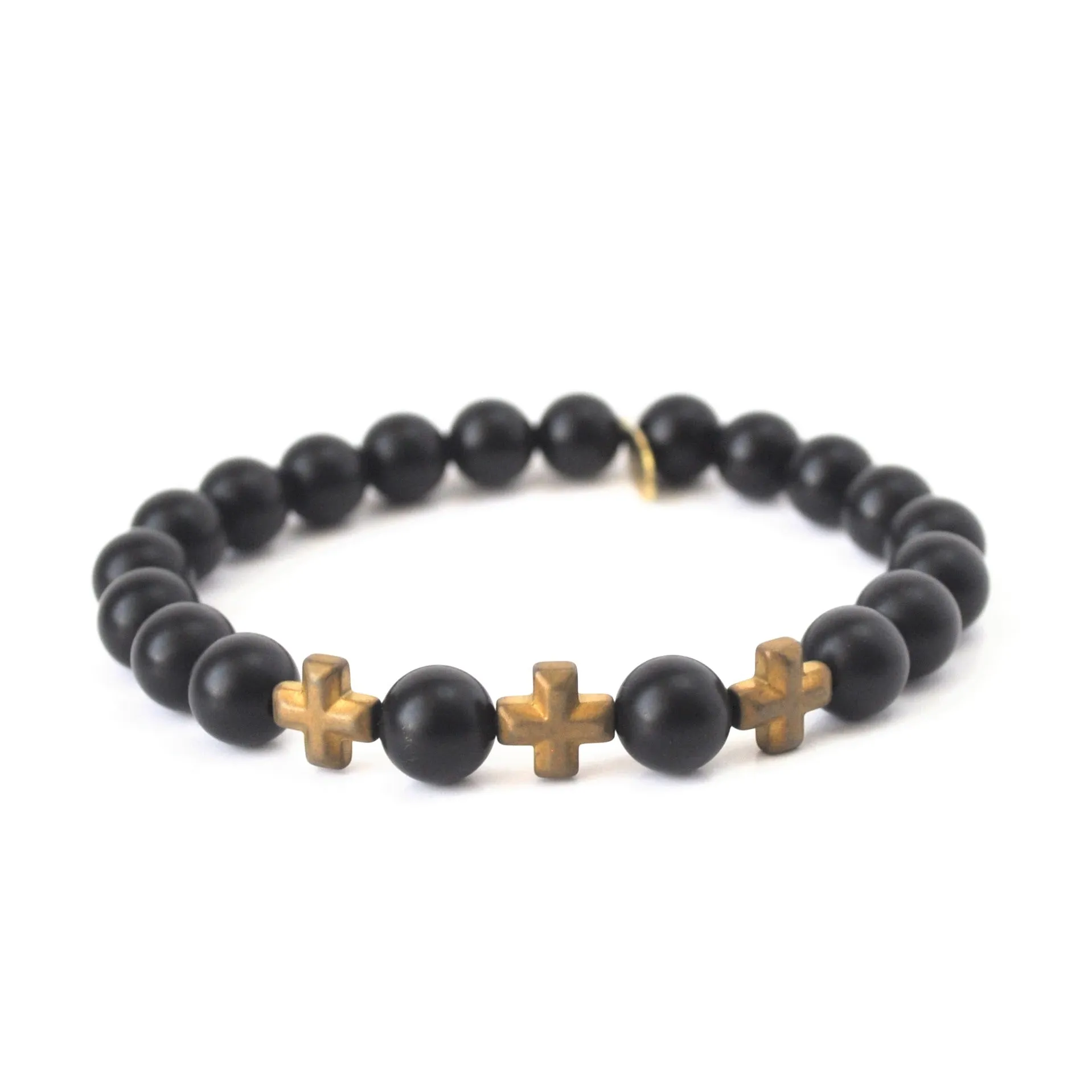 Back Onyx Crystal Bracelet | Always Connected