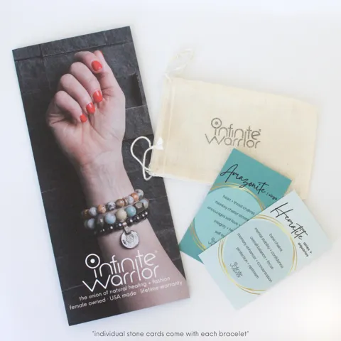 Back Onyx Crystal Bracelet | Always Connected