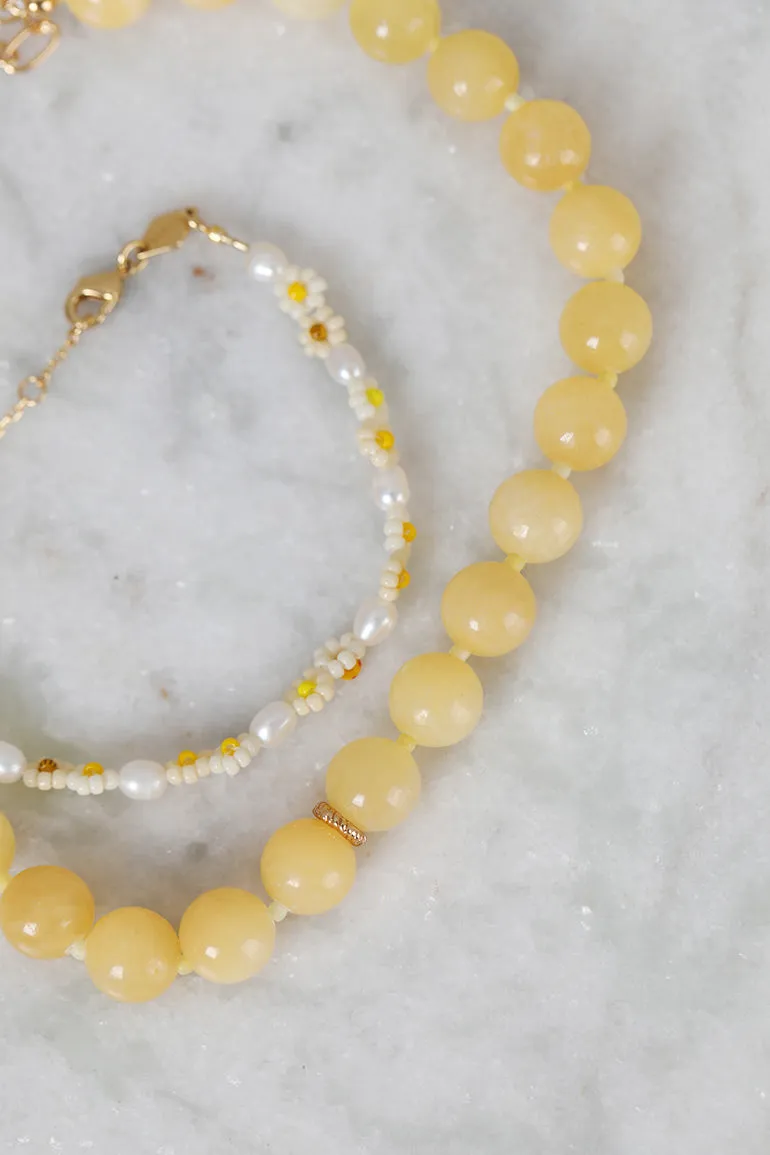Ball Necklace Lemonade