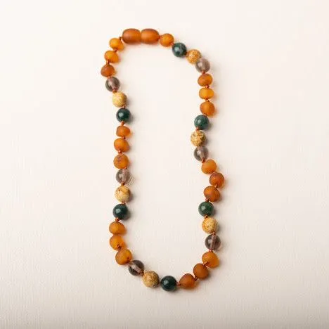 Baltic Amber Teething & Pain Jewelry in 'River'
