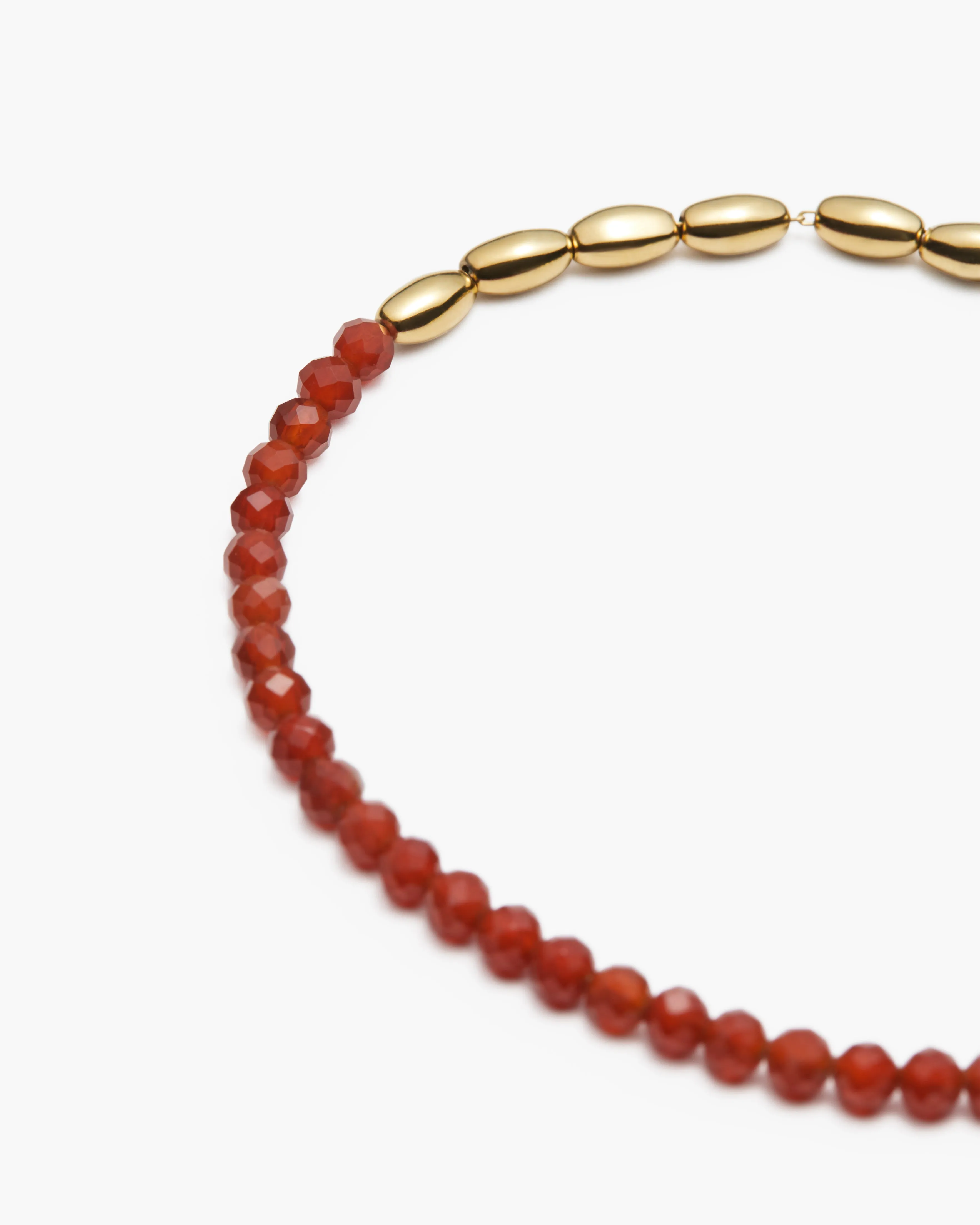 Barley Red Agate Bracelet