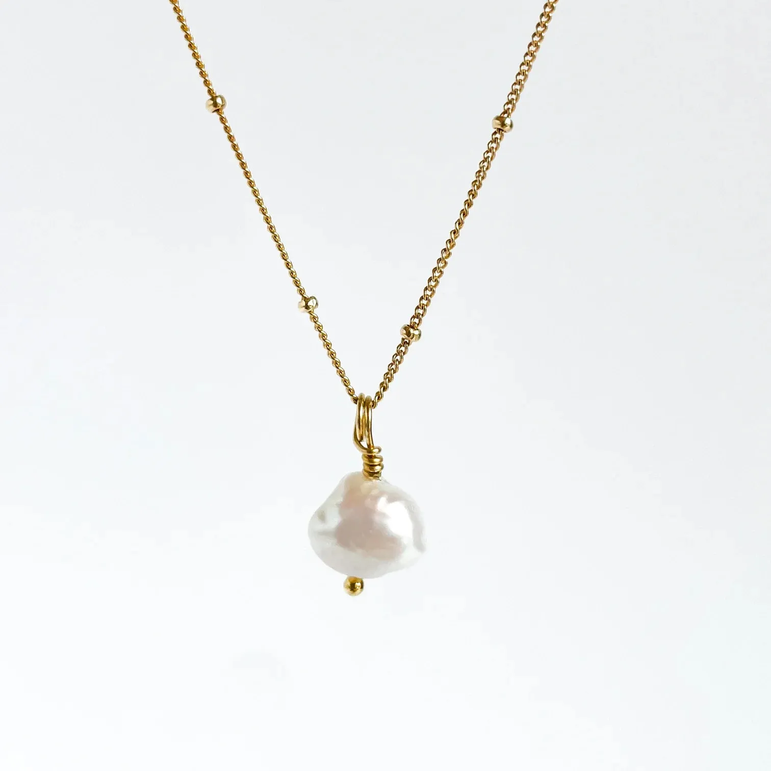 Baroque Romance Necklace - Gold Plated