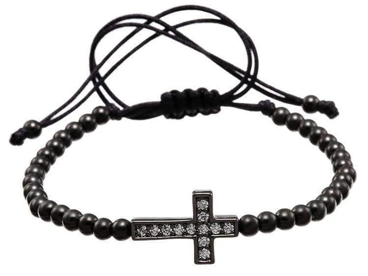 Beaded Cross Unisex Bracelet [4 Variants]