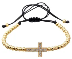 Beaded Cross Unisex Bracelet [4 Variants]