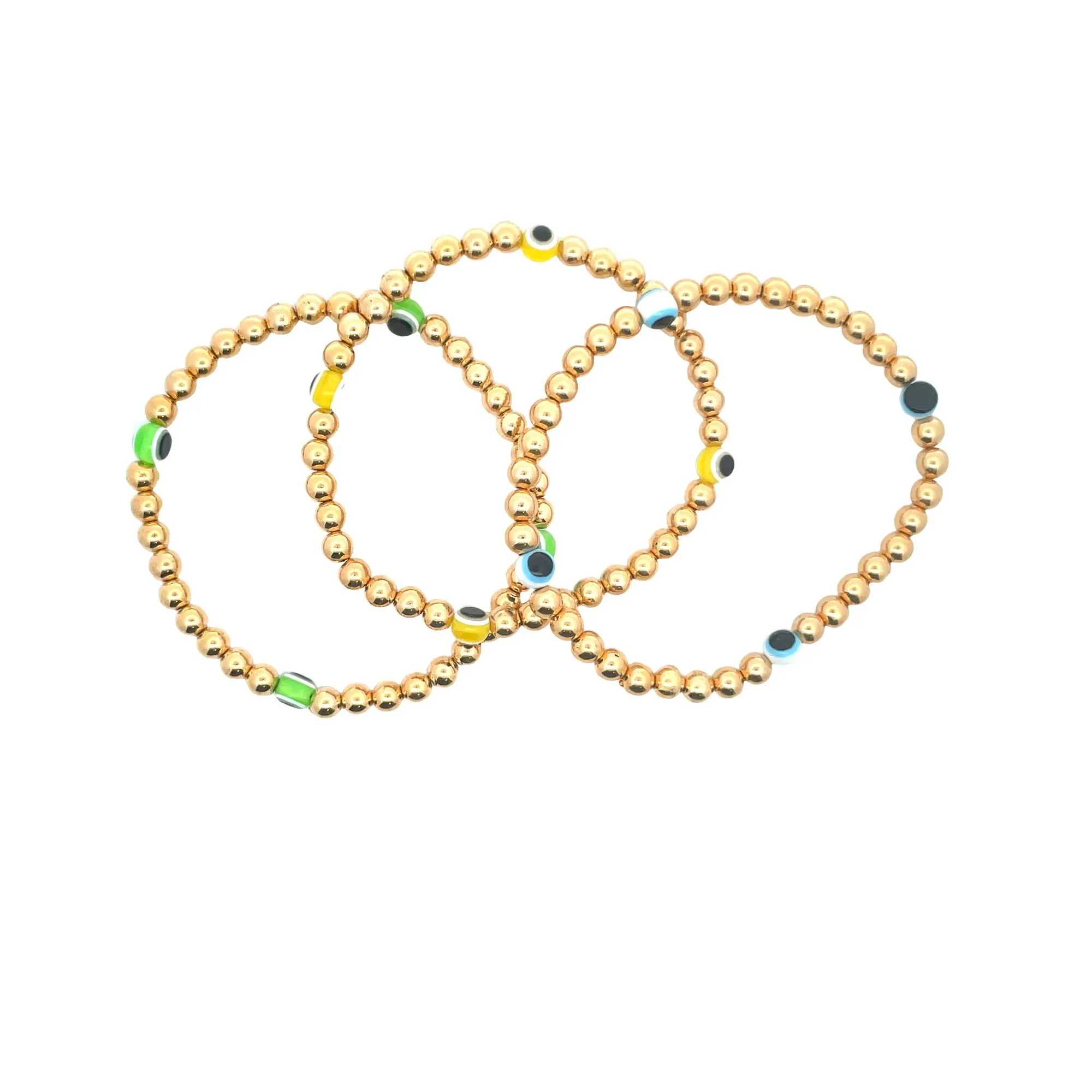 Beaded Evil Eye Bracelet (I43)