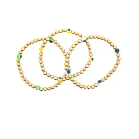Beaded Evil Eye Bracelet (I43)