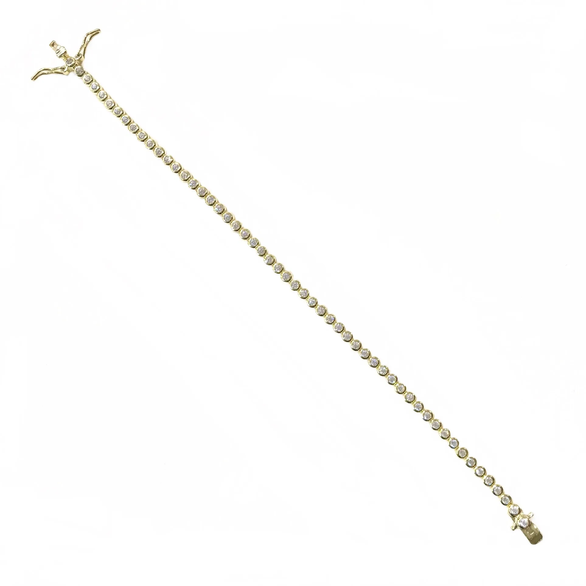 Bezel Tennis Bracelet