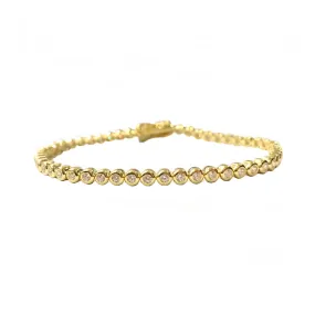 Bezel Tennis Bracelet