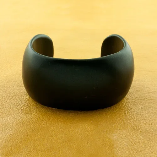 Black Agate Cuff Bracelet