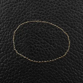 Black Bead Diamond Necklace