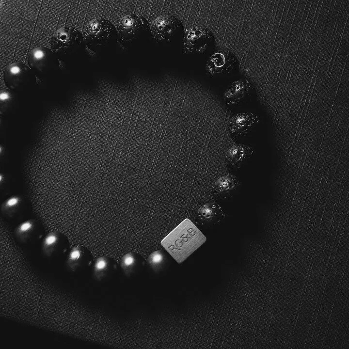 Black Collection - Lava Stone Bead Bracelet