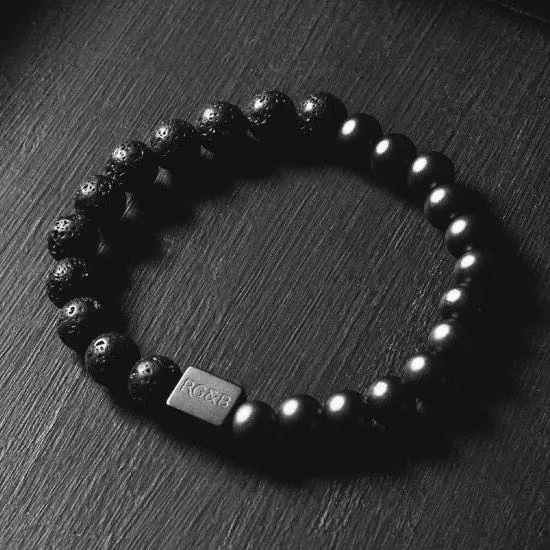 Black Collection - Lava Stone Bead Bracelet
