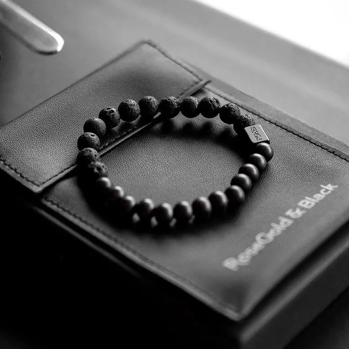 Black Collection - Lava Stone Bead Bracelet
