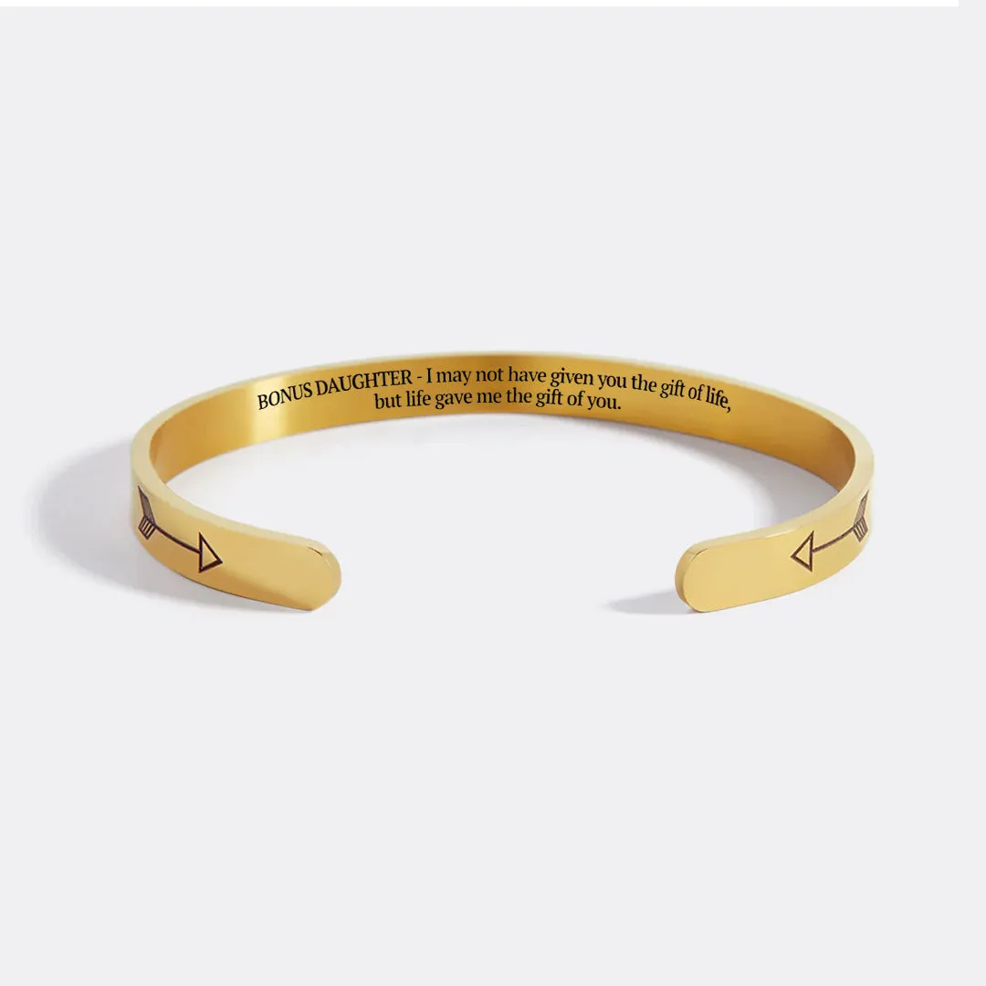 Bonus Daughter Cuff Bracelet