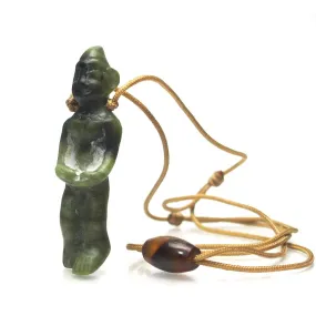 Bowenite Jade Walking Buddha Figure