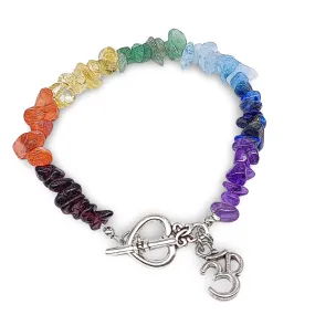 Bracelet -7 Chakras & OM -Chips
