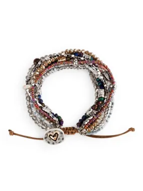 Bracelet Beaded Love Grey 1004670033