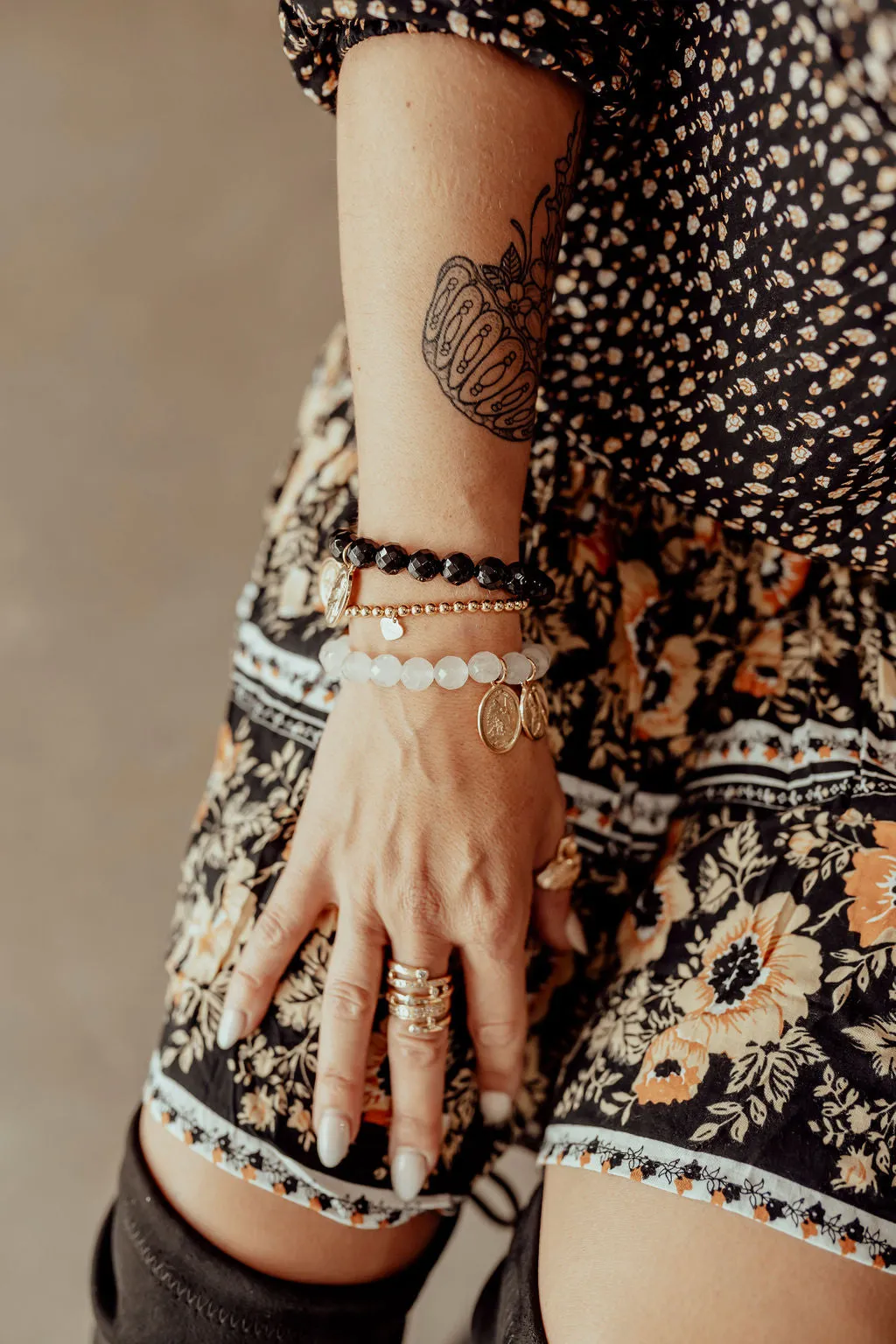 Bracelet Gold - Onyx