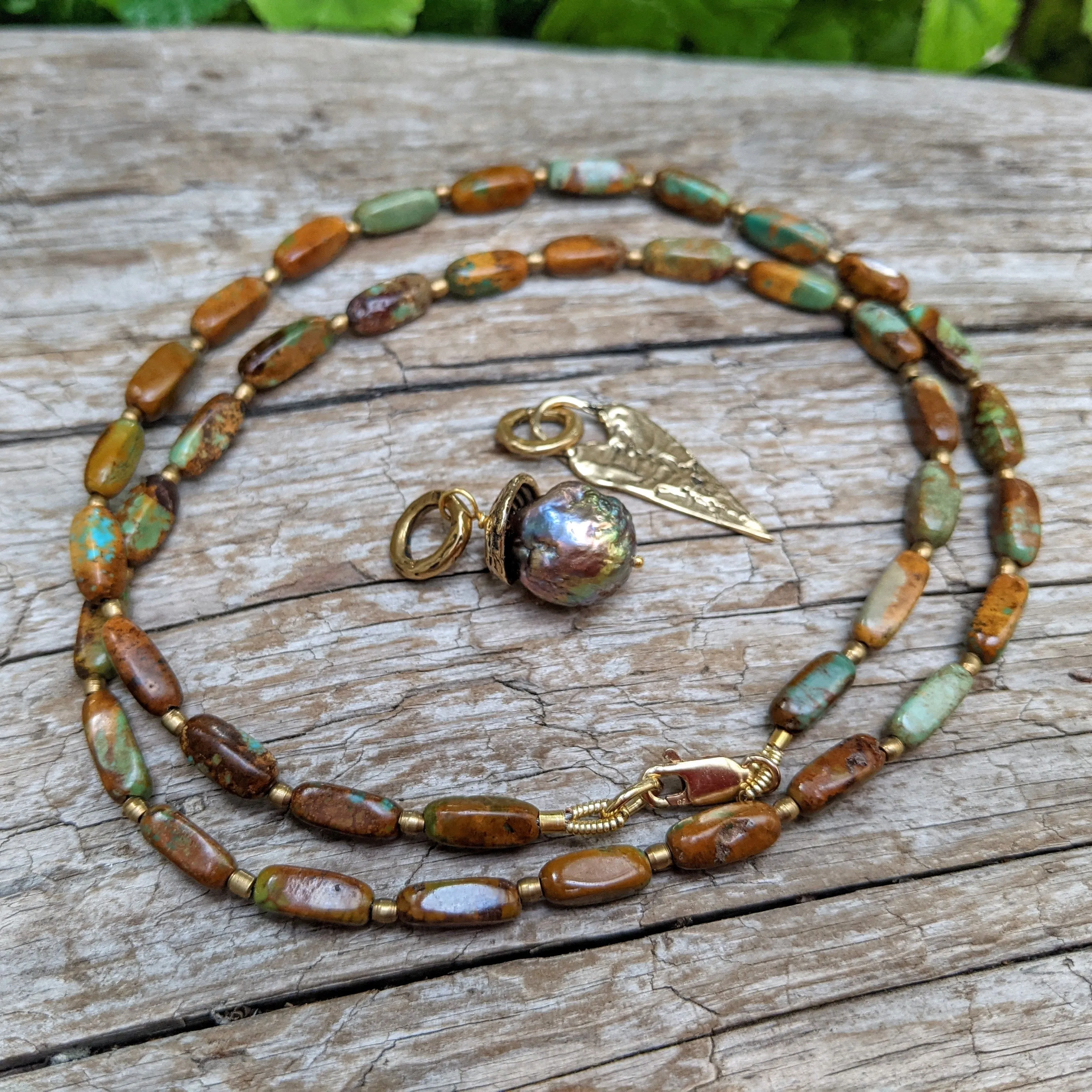 Brown Turquoise Necklace