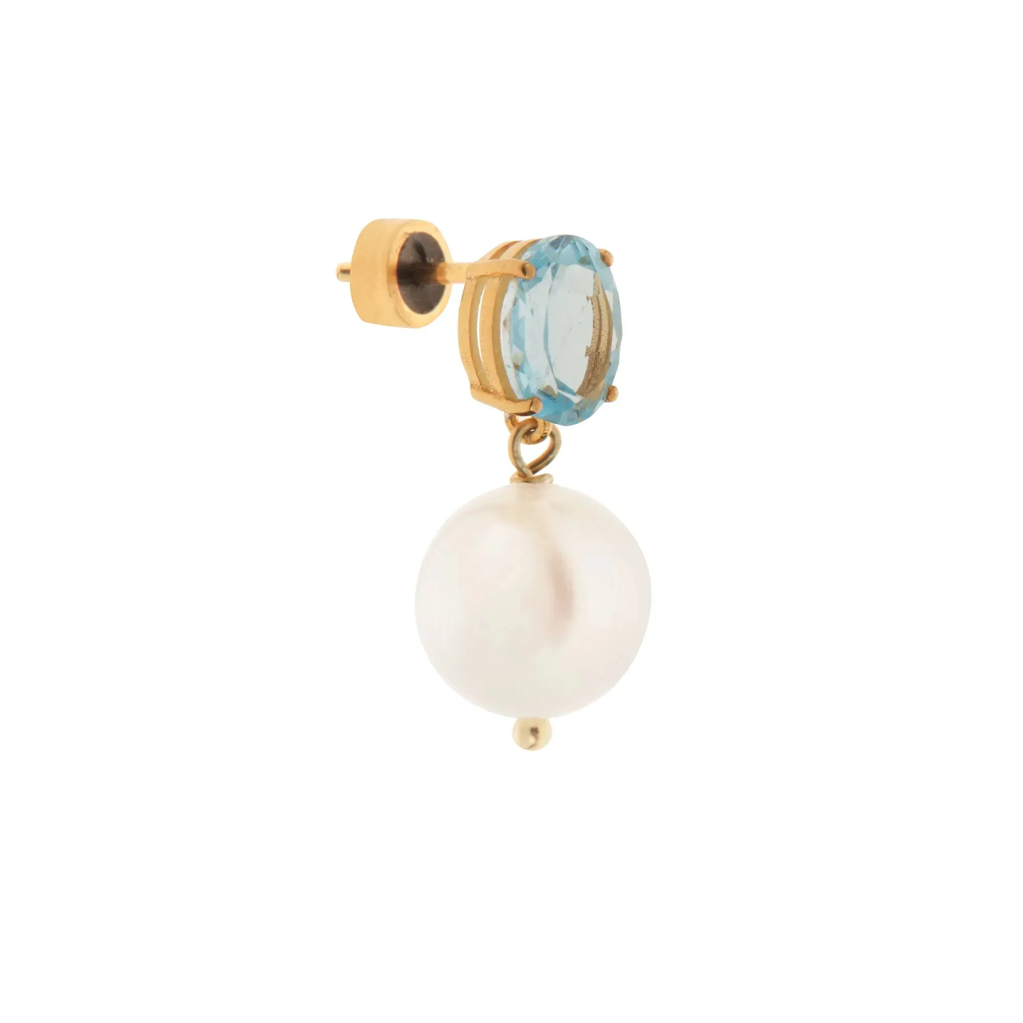 Bubble Pearl Blue Topaz