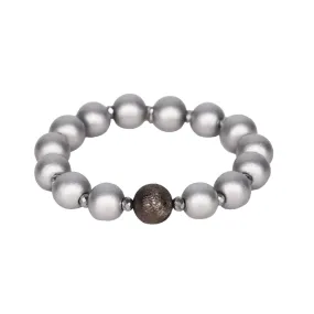 BuDhaGirl | Shaanti Bracelet in Silver Tone